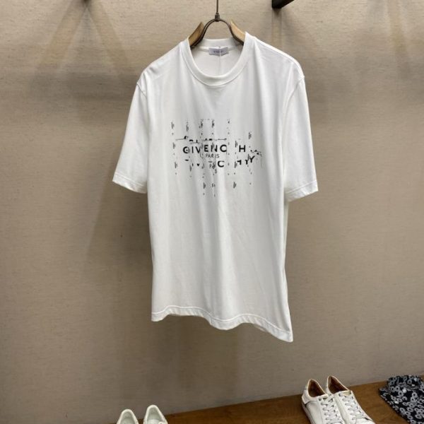 designer,replica,clothing,fake,1:1,lv,luxury,high quality Givenchy New Crew Neck Short-Sleeve T-Shirt (MTF0D7)