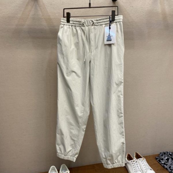 designer,replica,clothing,fake,1:1,lv,luxury,high quality Moncler striped trim jogger quick-drying pants fabric (S64XQB)
