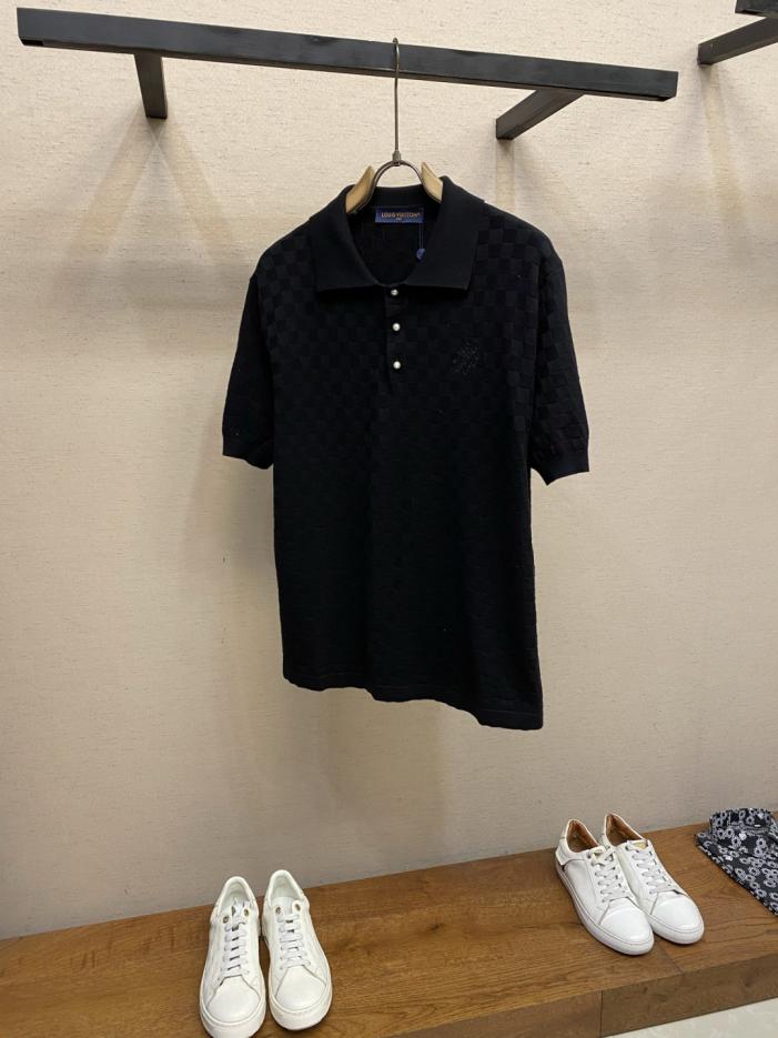 designer,replica,clothing,fake,1:1,lv,luxury,high quality LV monogrammed checkered jacquard knit polo shirt (02ADR0) designer,replica,clothing,fake,1:1,lv,luxury,high quality LV monogrammed checkered jacquard knit polo shirt (02ADR0)