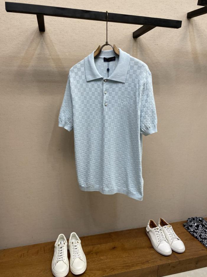 designer,replica,clothing,fake,1:1,lv,luxury,high quality LV monogrammed checkered jacquard knit polo shirt (CLYSBU) designer,replica,clothing,fake,1:1,lv,luxury,high quality LV monogrammed checkered jacquard knit polo shirt (CLYSBU)
