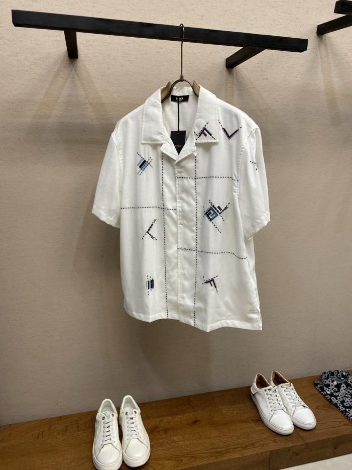 designer,replica,clothing,fake,1:1,lv,luxury,high quality Fendi New Double F Embroidered Bowler Collar Linen Short-Sleeve Shirt (M3J6Y9) designer,replica,clothing,fake,1:1,lv,luxury,high quality Fendi New Double F Embroidered Bowler Collar Linen Short-Sleeve Shirt (M3J6Y9)