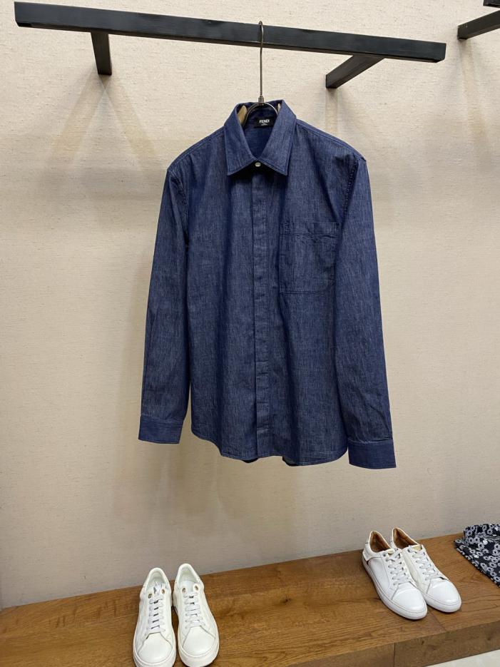 designer,replica,clothing,fake,1:1,lv,luxury,high quality Fendi micro-stretch denim shirt jacket with split pockets and FF logo embroidery details (UKOIQD) designer,replica,clothing,fake,1:1,lv,luxury,high quality Fendi micro-stretch denim shirt jacket with split pockets and FF logo embroidery details (UKOIQD)