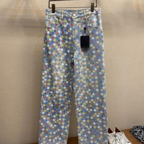designer,replica,clothing,fake,1:1,lv,luxury,high quality LV wide-leg jeans (TAC06J)
