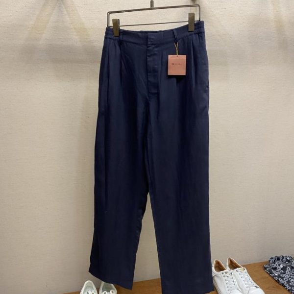 designer,replica,clothing,fake,1:1,lv,luxury,high quality Nuoyou Pianya: Italian luxury understated classic style linen double-fold casual trousers (0WHWHW)