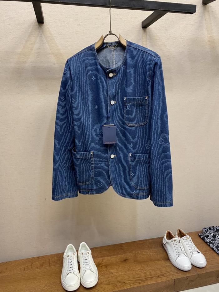 designer,replica,clothing,fake,1:1,lv,luxury,high quality Louis Vuitton Men’s Cotton Printed Collarless Denim Jacket (Z3XJQ6) designer,replica,clothing,fake,1:1,lv,luxury,high quality Louis Vuitton Men’s Cotton Printed Collarless Denim Jacket (Z3XJQ6)
