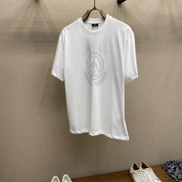 designer,replica,clothing,fake,1:1,lv,luxury,high quality Gucci Armor Logo Crew Neck Short-Sleeve T-Shirt (19QIRO)