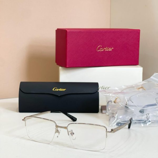 designer,replica,clothing,fake,1:1,lv,luxury,high quality Cartier semi-rimless eyeglasses frame, compatible with prescription lenses, MODEL CT0554O(4USFZ0)