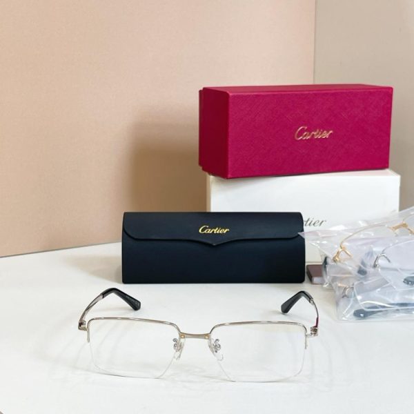 designer,replica,clothing,fake,1:1,lv,luxury,high quality Cartier semi-rimless eyeglasses frame, compatible with prescription lenses, MODEL CT0554O (RVVC51)