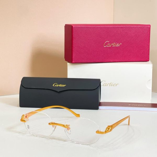 designer,replica,clothing,fake,1:1,lv,luxury,high quality Cartier rimless eyeglasses with prescription lenses, MODEL CT0915S (9RWAHT)