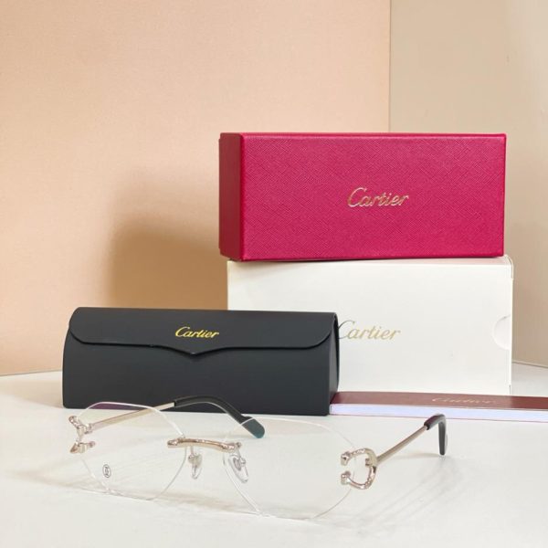designer,replica,clothing,fake,1:1,lv,luxury,high quality Cartier rimless eyeglasses with prescription lenses, MODEL CT0921S (IXUG3B)