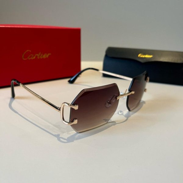 designer,replica,clothing,fake,1:1,lv,luxury,high quality CARTIER Precious Sunglasses – Metallic PC Temples, Frameless Ultra-Light Electroplated Finish (E1ZIJB)