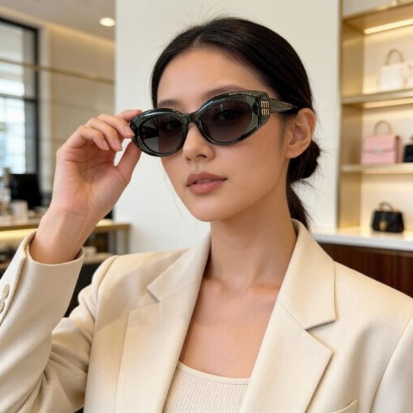 designer,replica,clothing,fake,1:1,lv,luxury,high quality MIUMIU Cat Eye Sunglasses (YA7VHM)