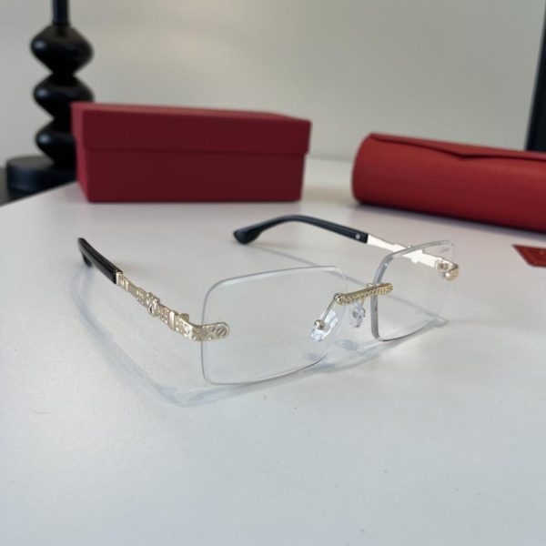 designer,replica,clothing,fake,1:1,lv,luxury,high quality CARTIER Precious Sunglasses – Metallic PC Temples with Frameless Ultra-Light Electroplating Process (1KK55M)