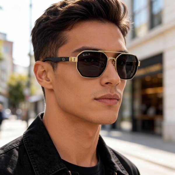 designer,replica,clothing,fake,1:1,lv,luxury,high quality Ray-Ban trendy sunglasses for men and women RB82008(UJBLKT)