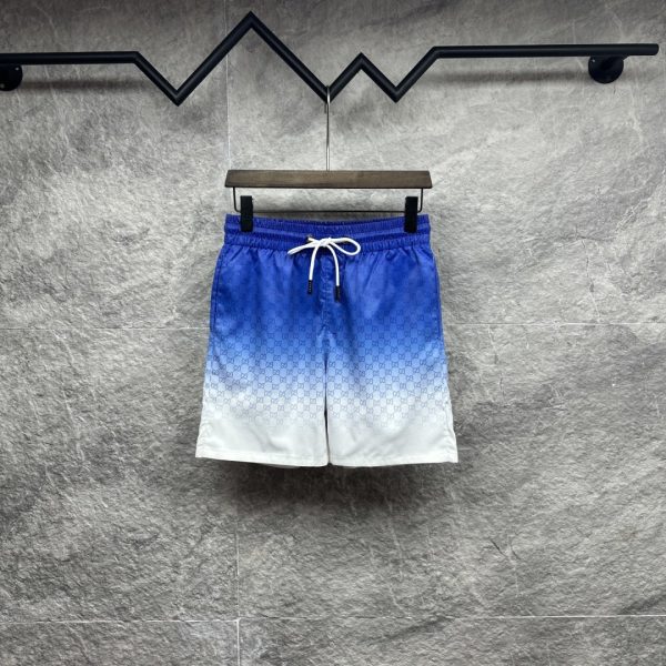 designer,replica,clothing,fake,1:1,lv,luxury,high quality Gucci’s new gradient logo print beach shorts for couples (6UVNDL)