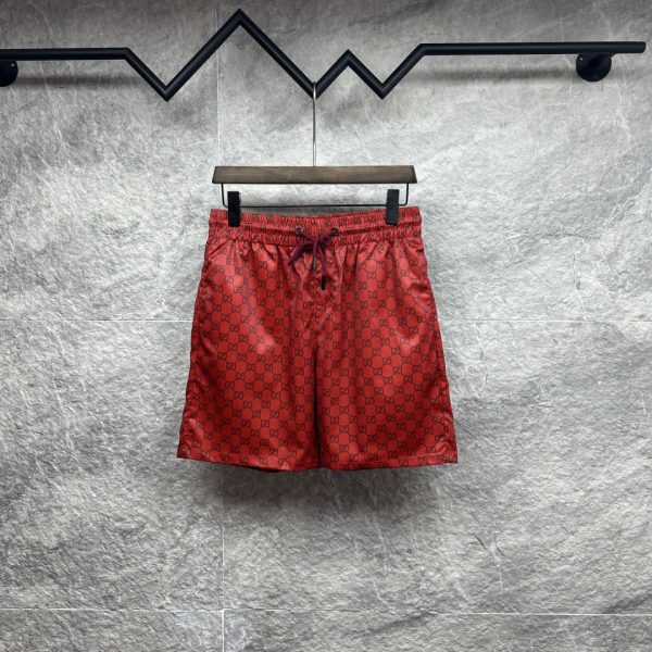 designer,replica,clothing,fake,1:1,lv,luxury,high quality Gucci’s new all-over double Glogo print couple beach shorts (2W2ZGU)