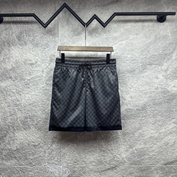 designer,replica,clothing,fake,1:1,lv,luxury,high quality Gucci New All-Over Print Double Glogo Beach Shorts for Couples (3F284V)