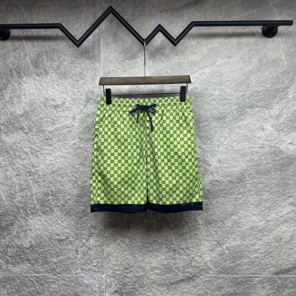 designer,replica,clothing,fake,1:1,lv,luxury,high quality Gucci’s new all-over double Glogo print couple’s beach shorts (EIFGI6)