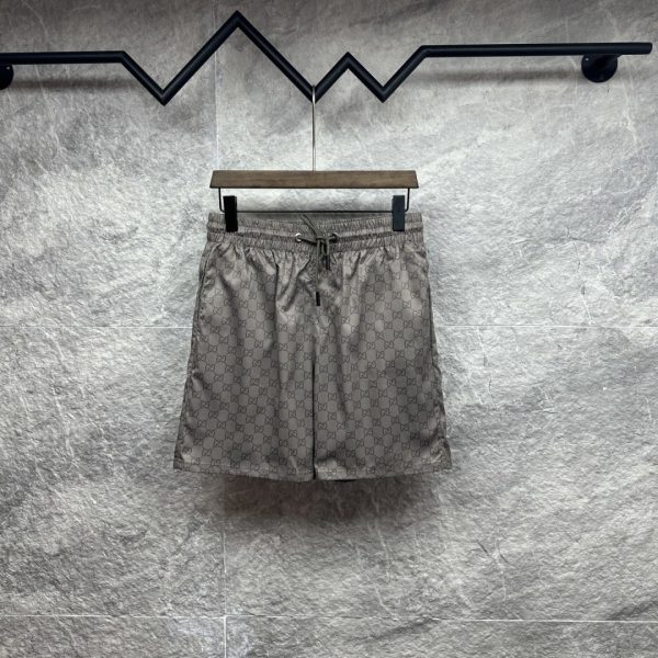 designer,replica,clothing,fake,1:1,lv,luxury,high quality Gucci’s new all-over double Glogo print couple beach shorts (NMLQY0)