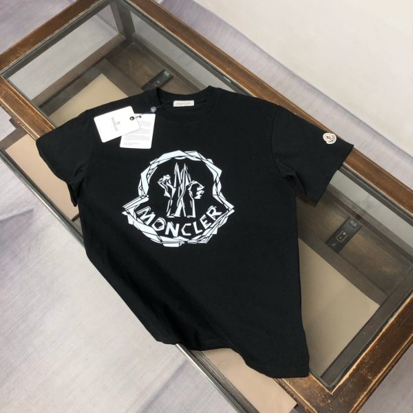 designer,replica,clothing,fake,1:1,lv,luxury,high quality Style number M1104 Moncler 《Official website same print pattern》 Double yarn pure cotton short-sleeved T-shirt (N0LSFC)