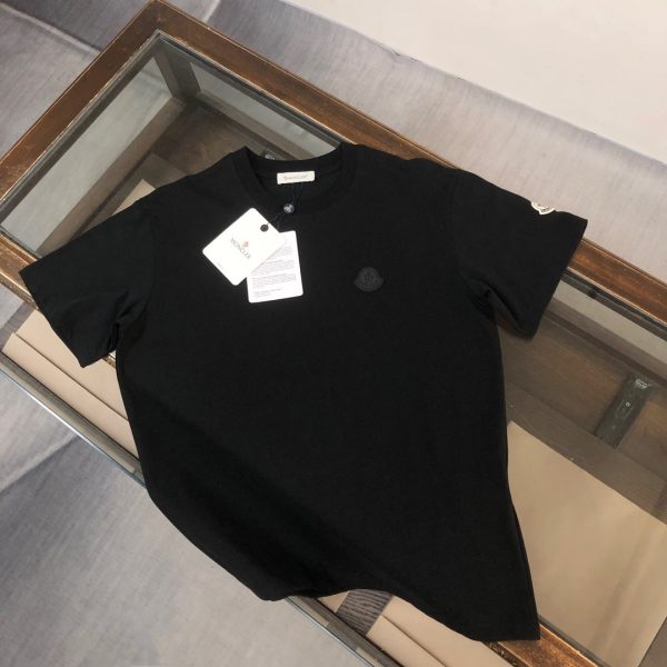 designer,replica,clothing,fake,1:1,lv,luxury,high quality Style number M1107 Moncler 《Official website same print pattern》 Double yarn pure cotton short-sleeved shirt (3V5WL8)