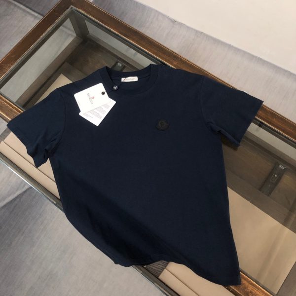 designer,replica,clothing,fake,1:1,lv,luxury,high quality Style number M1107 Moncler 《Official website same print pattern》 Double yarn pure cotton short-sleeved shirt (FGYSCJ)