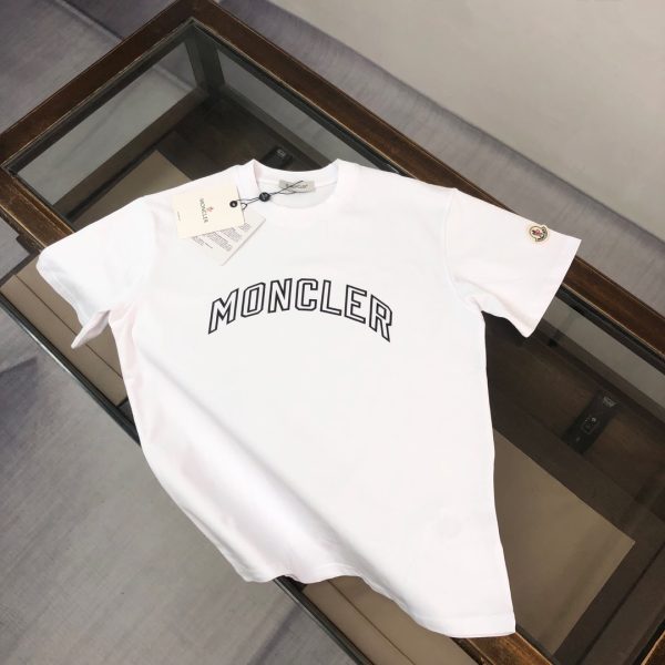 designer,replica,clothing,fake,1:1,lv,luxury,high quality Style number M1095 Moncler 《Official website print》 Double yarn pure cotton short-sleeved T-shirt (KKWS5Y)