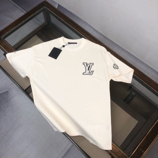 designer,replica,clothing,fake,1:1,lv,luxury,high quality Louis Vuitton (LV) latest versatile short-sleeved T-shirt (X4O102)