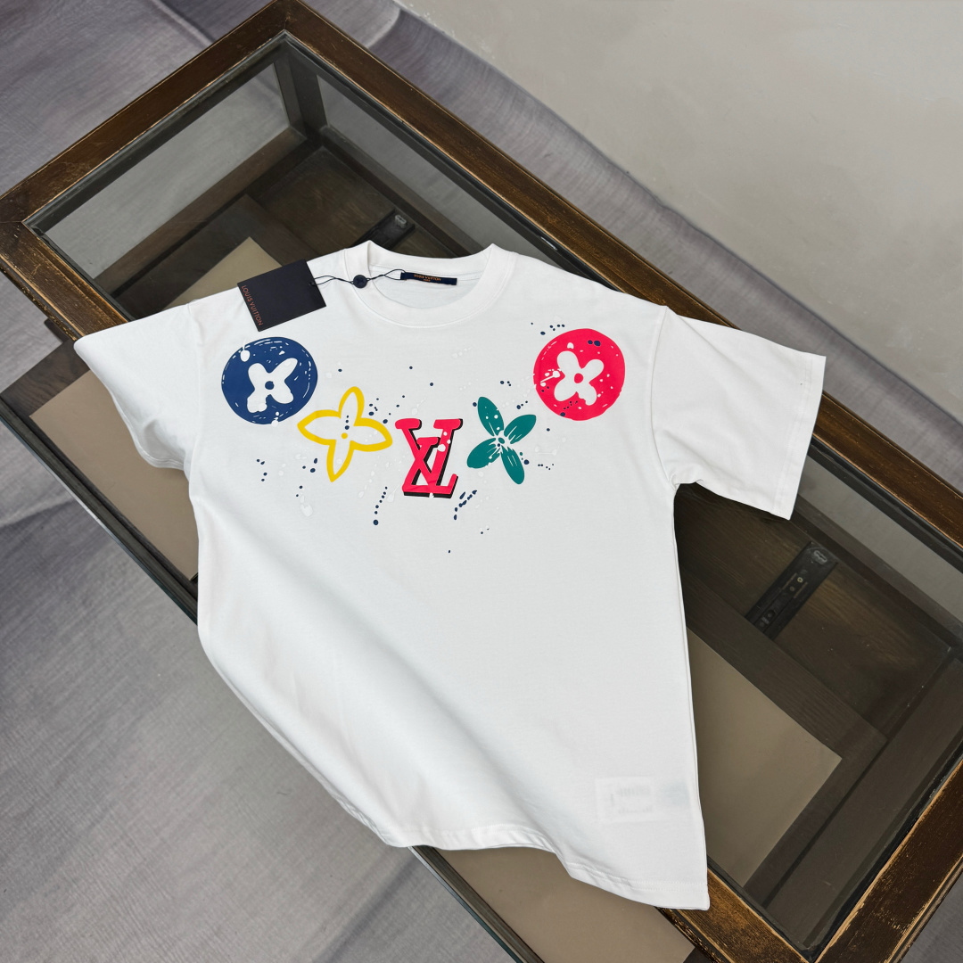 designer,replica,clothing,fake,1:1,lv,luxury,high quality Louis Vuitton’s latest printed logo pattern short-sleeved T-shirt (7NHYOR) designer,replica,clothing,fake,1:1,lv,luxury,high quality Louis Vuitton’s latest printed logo pattern short-sleeved T-shirt (7NHYOR)