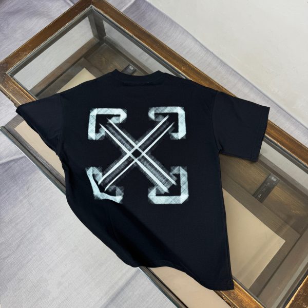 designer,replica,clothing,fake,1:1,lv,luxury,high quality OFF-WHITE Spring/Summer New Arrival Couple Crew Neck T-Shirt with Letter Logo (9Z17VD)