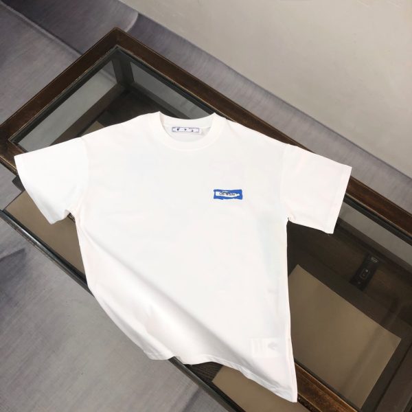designer,replica,clothing,fake,1:1,lv,luxury,high quality OFF-WHITE Spring/Summer New Arrival: Couple’s Crew Neck T-Shirt with Letter Logo (JGBUFD)