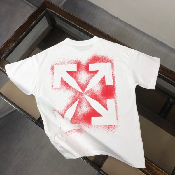 designer,replica,clothing,fake,1:1,lv,luxury,high quality OFF-WHITE Spring/Summer New Arrival: Couple’s Crew Neck T-Shirt with Letter Logo (KWH0UL)