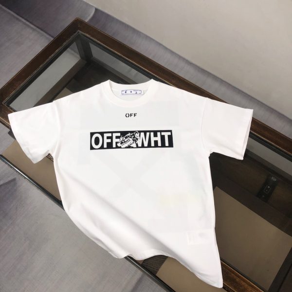 designer,replica,clothing,fake,1:1,lv,luxury,high quality OFF-WHITE Spring/Summer New Arrival Couple Crew Neck T-Shirt with Letter Logo (TT7N8R)