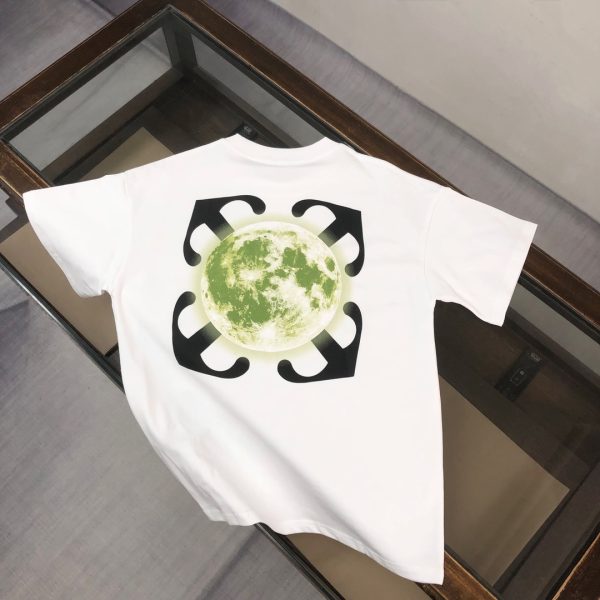 designer,replica,clothing,fake,1:1,lv,luxury,high quality OFF-WHITE Spring/Summer New Arrival: Couple’s Crew Neck T-Shirt with Letter Logo (U1IG5X)