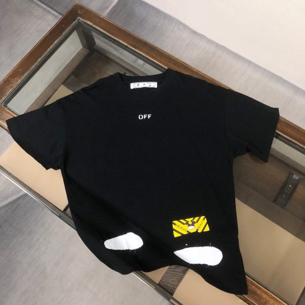 designer,replica,clothing,fake,1:1,lv,luxury,high quality OFF-WHITE Spring/Summer New Arrival Couple Crew Neck T-Shirt with Letter Logo (Y4MJU6)