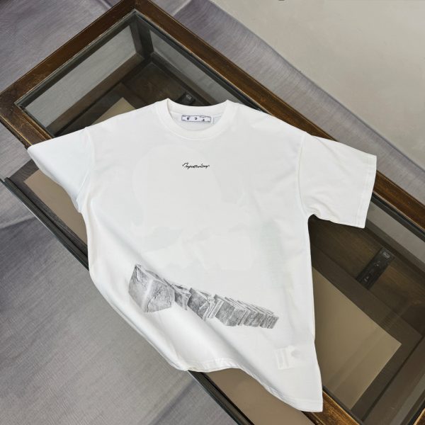 designer,replica,clothing,fake,1:1,lv,luxury,high quality OFF-WHITE Spring/Summer New Arrival: Couple’s Crew Neck Short-Sleeve T-Shirt (3TQRUW)
