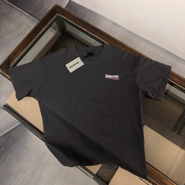 designer,replica,clothing,fake,1:1,lv,luxury,high quality BALENCIAGA boutique style crew neck short-sleeved T-shirt (852YZ8)