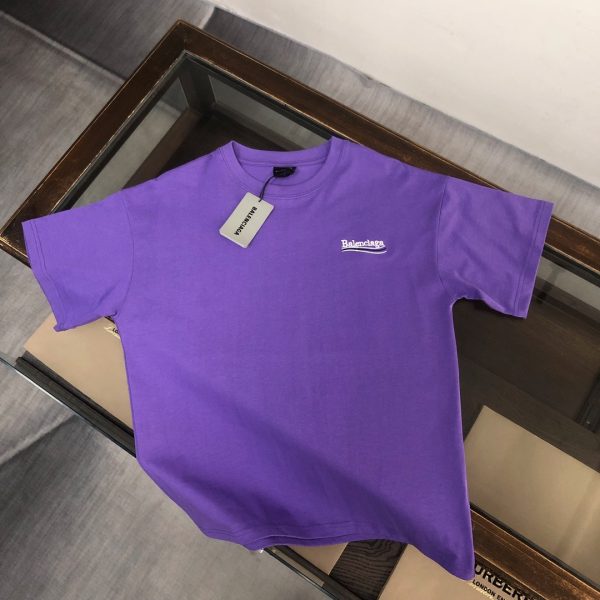 designer,replica,clothing,fake,1:1,lv,luxury,high quality BALENCIAGA boutique style crew neck short-sleeved T-shirt (9A0V86)