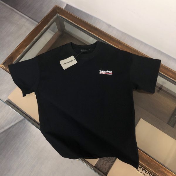 designer,replica,clothing,fake,1:1,lv,luxury,high quality BALENCIAGA boutique style crew neck short-sleeved T-shirt (C6TIIU)