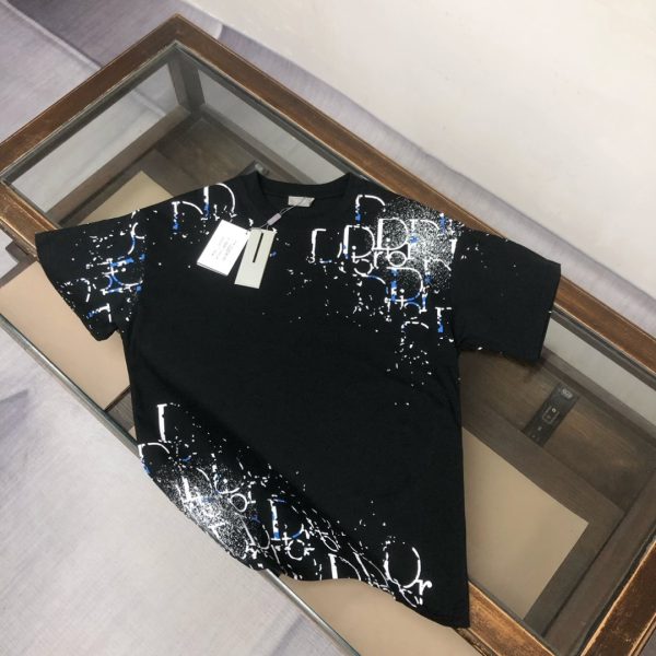 designer,replica,clothing,fake,1:1,lv,luxury,high quality DIOR boutique style crew neck short-sleeved T-shirt (J5SRBV)