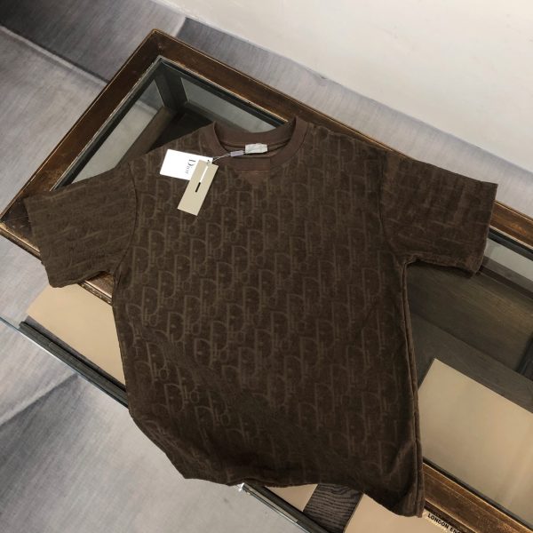 designer,replica,clothing,fake,1:1,lv,luxury,high quality DIOR boutique style terry cloth T-shirt, couple style (NOLF4B)
