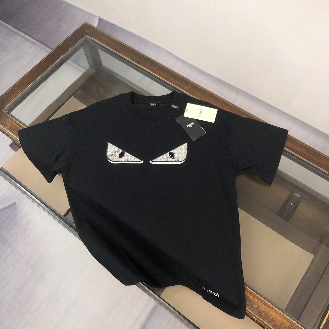 designer,replica,clothing,fake,1:1,lv,luxury,high quality FENDI boutique style crew neck short-sleeved T-shirt (HRCXC2) designer,replica,clothing,fake,1:1,lv,luxury,high quality FENDI boutique style crew neck short-sleeved T-shirt (HRCXC2)