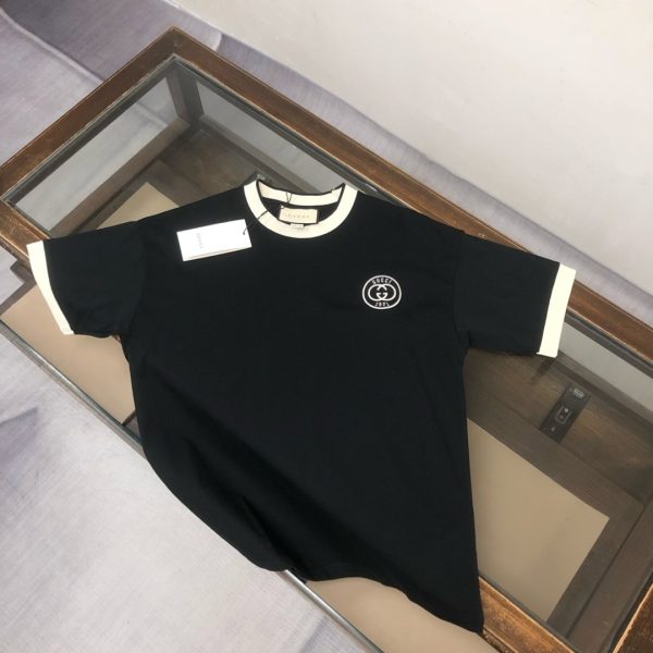 designer,replica,clothing,fake,1:1,lv,luxury,high quality GUCCI boutique style crew neck short-sleeved shirt (D6EOFA)