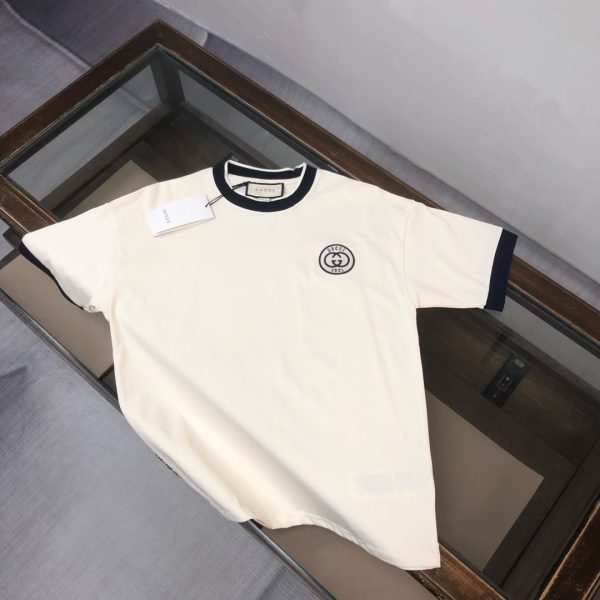 designer,replica,clothing,fake,1:1,lv,luxury,high quality GUCCI boutique style crew neck short-sleeved shirt (DIJJFU)