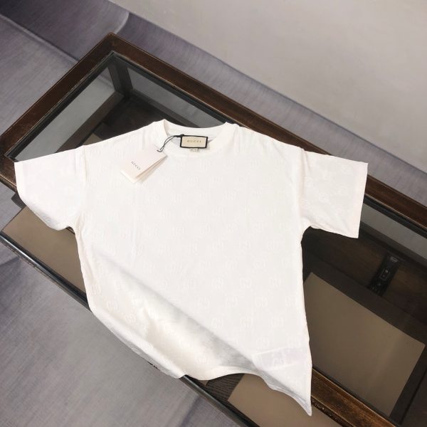 designer,replica,clothing,fake,1:1,lv,luxury,high quality GUCCI boutique style terry fleece crew neck short-sleeved shirt (M6WIVH)