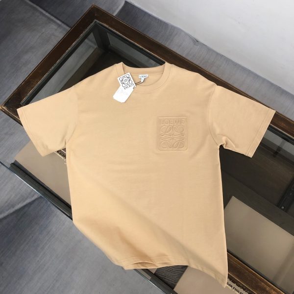 designer,replica,clothing,fake,1:1,lv,luxury,high quality LOE WE (Luo Yiwei) same style round neck short-sleeved T-shirt as in boutiques (LWA9AV)