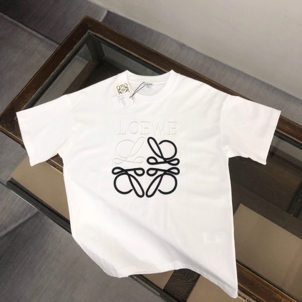 designer,replica,clothing,fake,1:1,lv,luxury,high quality LOEWE boutique style crew neck short-sleeved T-shirt (17K2FZ)