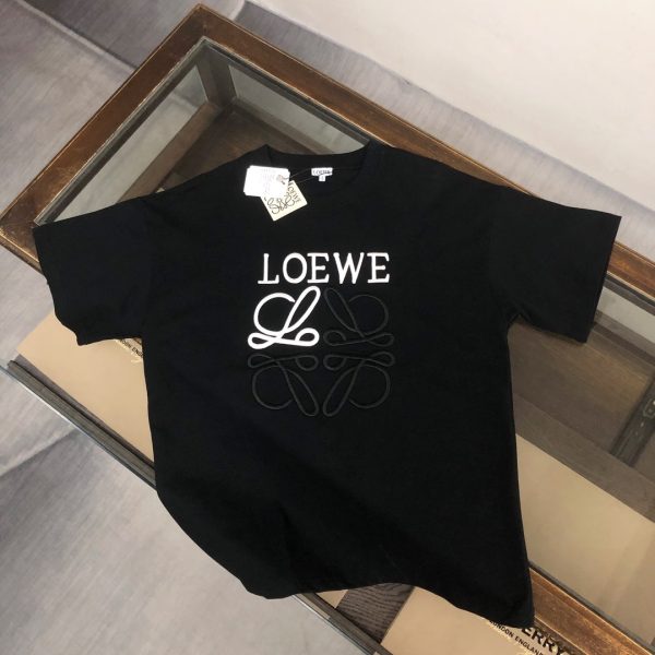 designer,replica,clothing,fake,1:1,lv,luxury,high quality LOEWE boutique style crew neck short-sleeved T-shirt (SF3NI5)