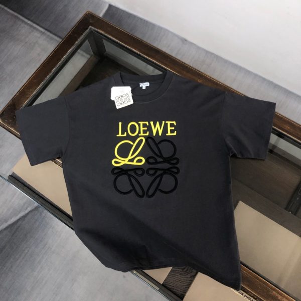 designer,replica,clothing,fake,1:1,lv,luxury,high quality LOEWE boutique style crew neck short-sleeved T-shirt (XCKXTX)