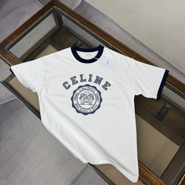 designer,replica,clothing,fake,1:1,lv,luxury,high quality CELINE Spring/Summer New Arrival: Short-Sleeve Crew Neck T-Shirt, Unisex (BTNL89)